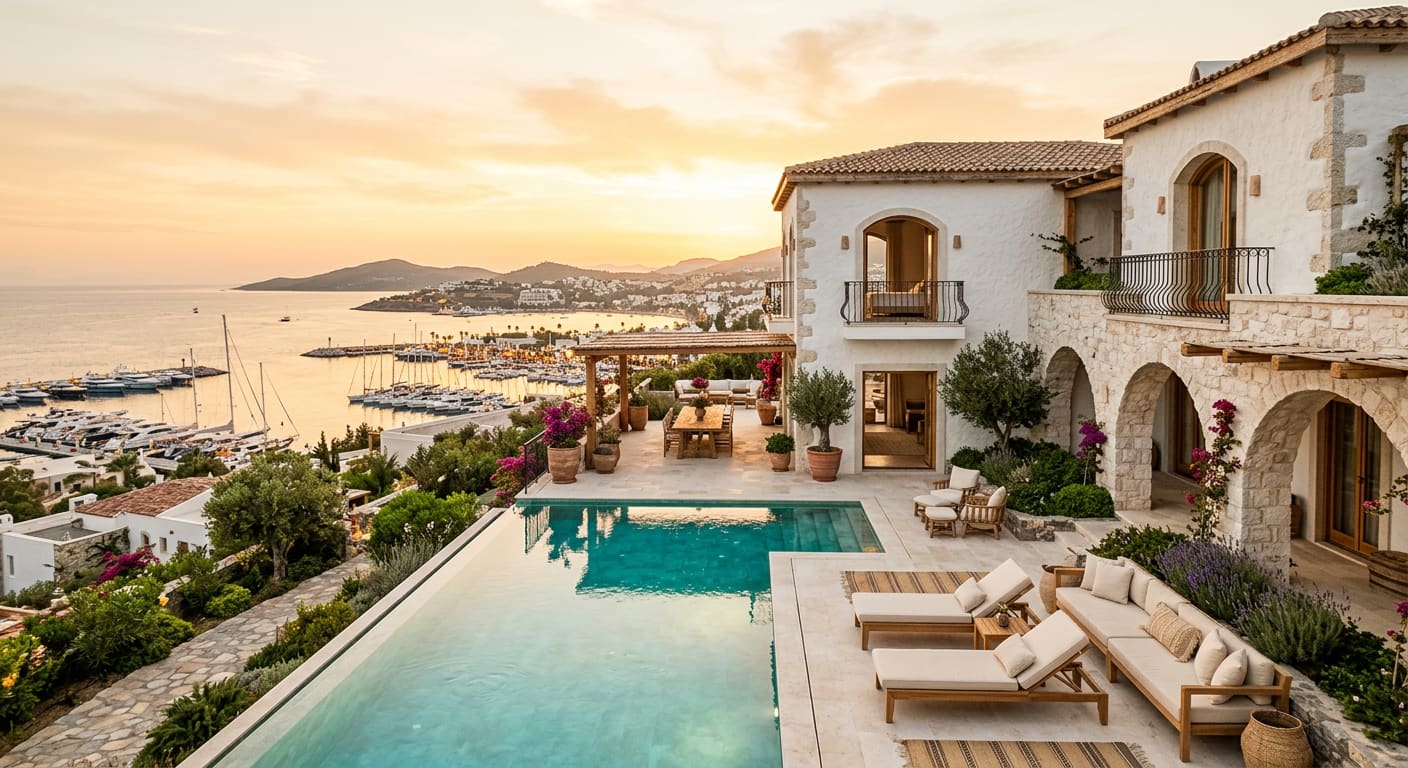 Luxury short-term rentals in Bodrum, Turkey