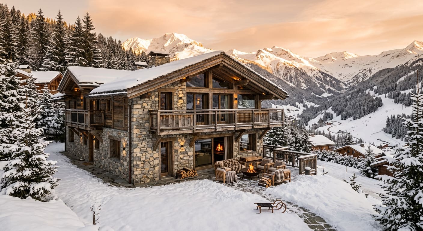 Luxury short-term rentals in Courchevel, France