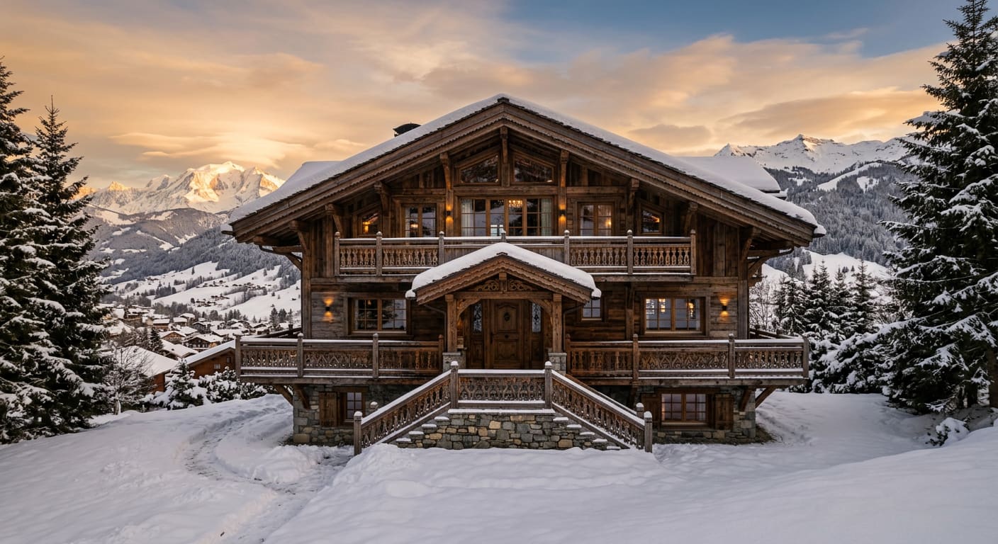 Luxury short-term rentals in Megève, France