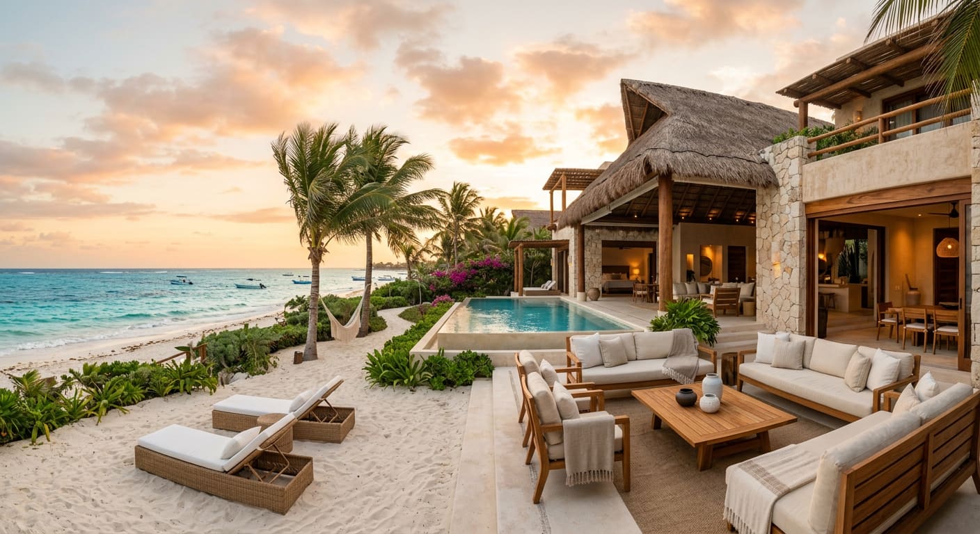 Luxury short-term rentals in Playa del Carmen, Mexico