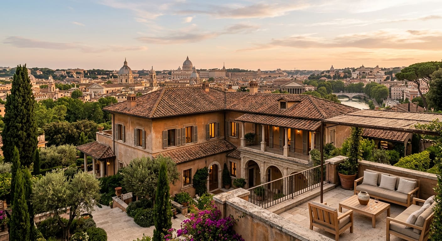 Luxury short-term rentals in Rome, Italy