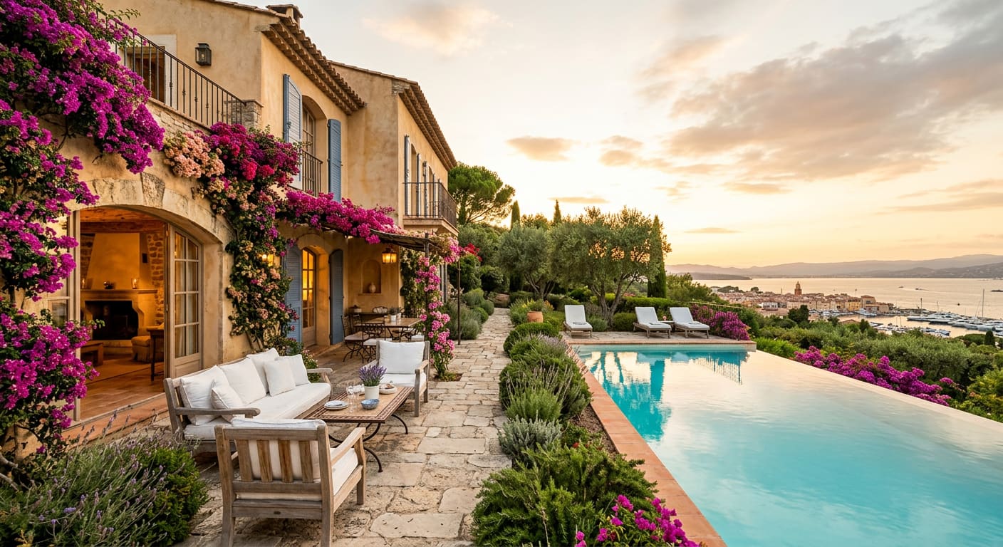 Luxury short-term rentals in Saint-Tropez, France